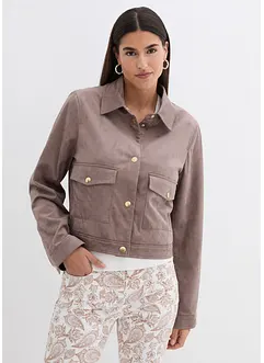 Veste synthétique style boxy, bonprix