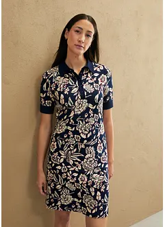 Robe polo à imprimé floral, bonprix