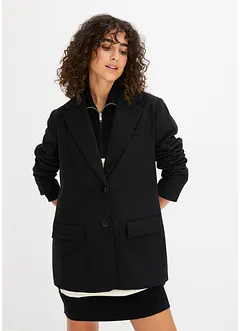 Blazer à épaules rembourrées, aspect laine, bonprix