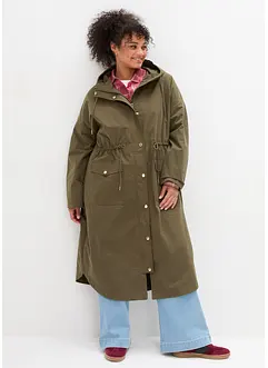 Parka de mi-saison, style trench, avec taille réglable, bonprix