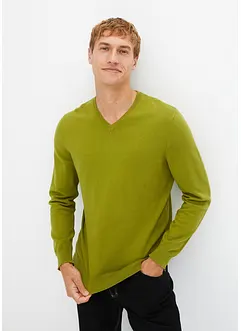 Pullover mit V-Ausschnitt, bonprix