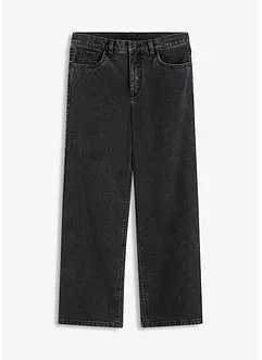 Wide-Leg-Jeans Mid Waist, bonprix