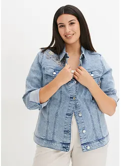 Jeansjacke mit Applikation, bonprix