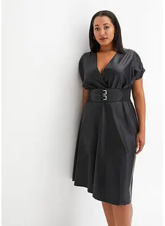 Lederimitat-Kleid, bonprix