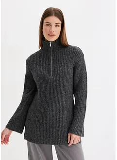 Pull camionneur en maille côtelée, bonprix