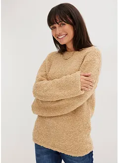 Pullover aus kuscheligem Bouclé, bonprix