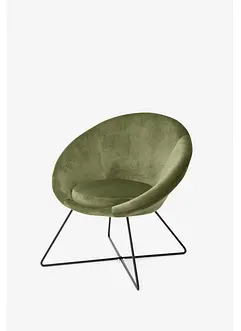 Fauteuil à piétement en métal, bonprix