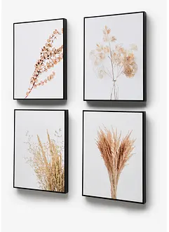 Lot de 4 tableaux, bonprix