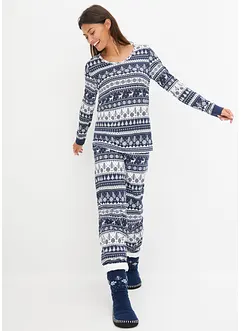 Pyjama aus Bio-Baumwolle, bonprix