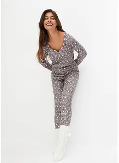 Thermo Pyjama mit Leggings, bonprix