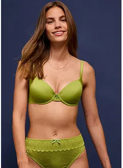 Soutien-gorge push-up à armatures dans une matière douce, bonprix