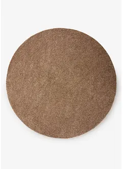 Tapis rond lavable à mèches douces, bonprix