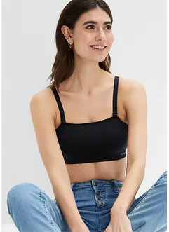 Wattierter Feel Comfort Seamless Bandeau-BH mit abnehmbaren Trägern, bonprix