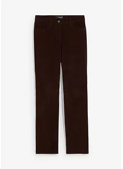 Pantalon droit en velours côtelé extensible, bonprix