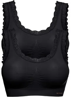 Lot de 2 brassières sans coutures Feel Comfort, bonprix