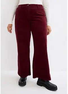 Pantalon large en velours côtelé, bonprix