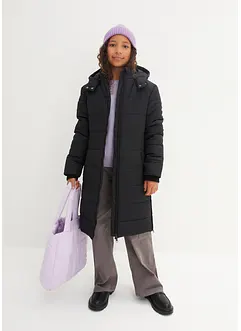 Doudoune longue à capuche amovible, bonprix