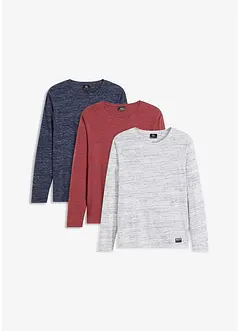 Langarmshirt (3er-Pack), bonprix