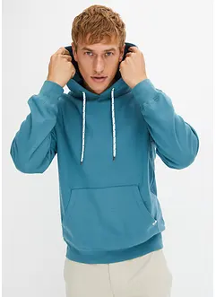 Kapuzensweatshirt mit Komfortschnitt und recyceltem Polyester, bonprix