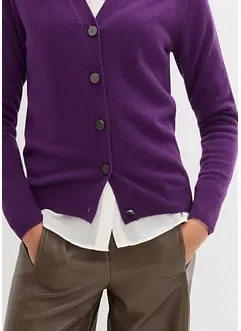 Gilet en maille avec cachemire, bonprix