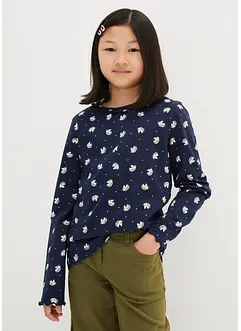 Mädchen Shirt aus Bio-Baumwolle (2er Pack), bonprix