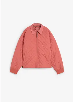 Blouson matelassé à col en velours côtelé, bonprix