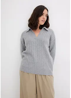 3/4-Arm Oversize-Pullover, bonprix