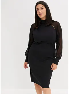 Robe midi à découpes, bonprix