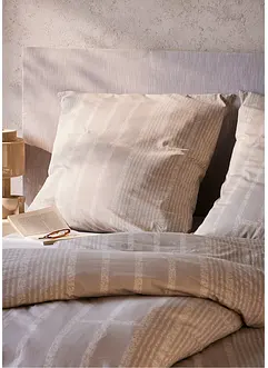 Parure de lit en percale à motif graphique, bonprix