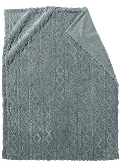 Kuscheldecke mit Struktureffekt, bonprix