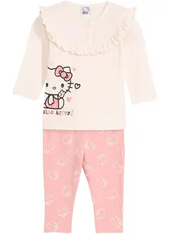 Baby Hello Kitty Langarmshirt + Leggings aus Baumwolle(2-tlg.Set), bonprix