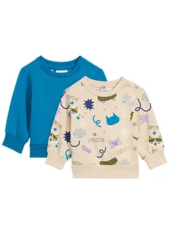 Baby Sweatshirt (2er Pack), bonprix