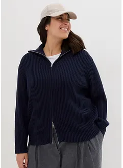 Strickjacke mit Reißverschluss, bonprix