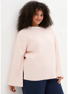 Boxy-Pullover aus Rippstrick, bonprix