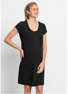 Chemise de nuit d’allaitement coton et dentelle, bonprix