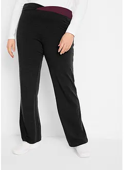 Lot de 2 pantalons de sport, bootcut, bonprix