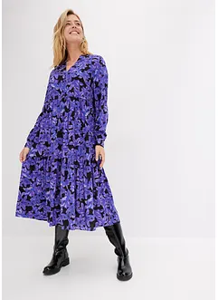 Robe midi à imprimé floral, bonprix