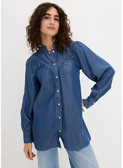 Lyocell-Bluse mit Raffung, bonprix