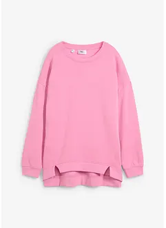 Oversize Sweatshirt mit kleinen Schlitzen am Saum, bonprix