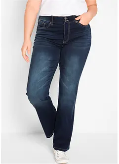 Jean bootcut taille mi-haute, sculptant, bonprix