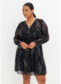 Robe imprimée en mesh, bonprix