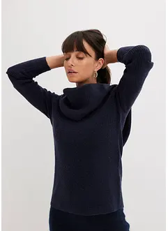 Pullover mit variablem Kragen, bonprix