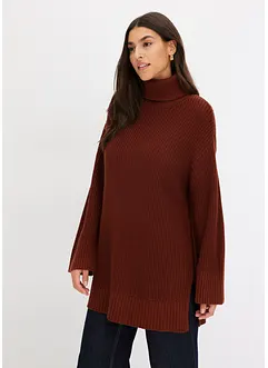 Oversize-Rollkragenpullover, bonprix