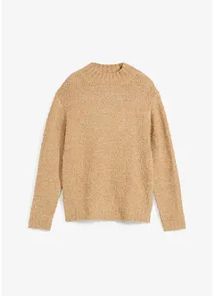 Pull garçon en maille bouclée, bonprix