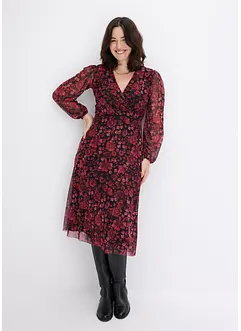 Robe en jersey et mesh, bonprix