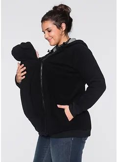2-in-1 Umstands- und Tragejacke aus Fleece, bonprix
