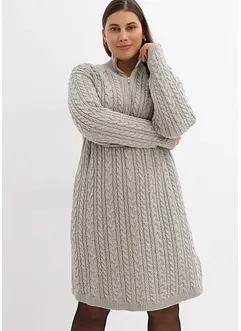 Strickkleid aus reiner Baumwolle, bonprix