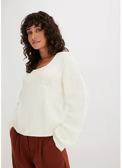 Pullover mit Karree-Ausschnitt, bonprix