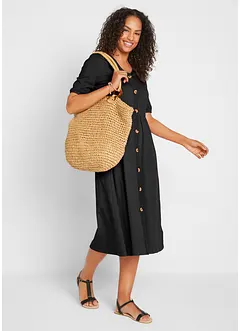 Midikleid aus reiner Baumwolle, bonprix