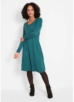 Robe évasée en maille, bonprix